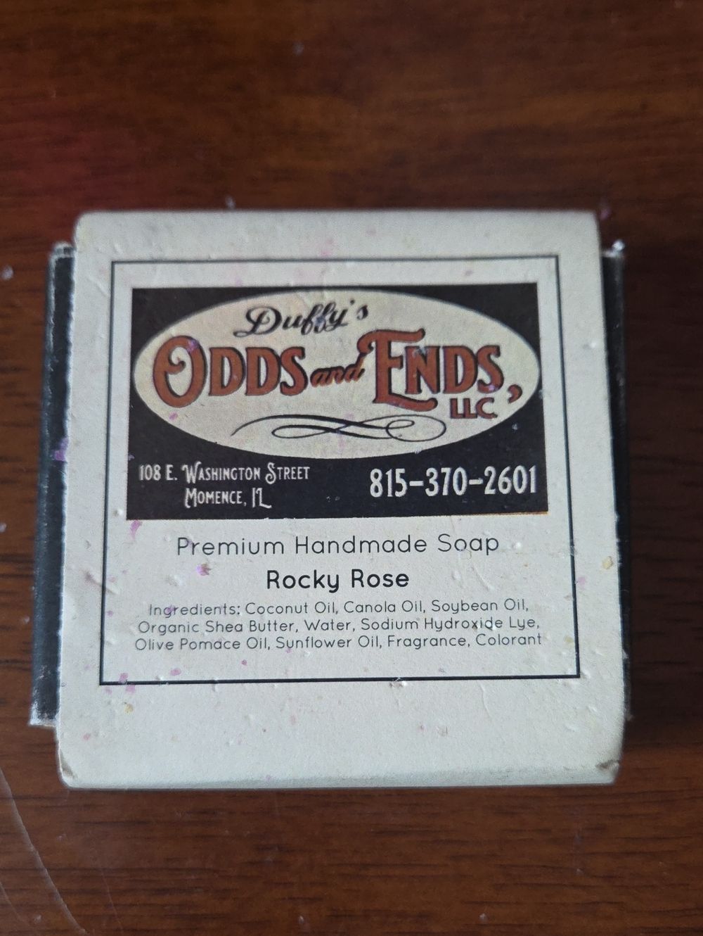 Handmade Rocky Rose Soap Bar
